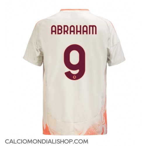 Maglie da calcio AS Roma Tammy Abraham #9 Seconda Maglia 2024-25 Manica Corta